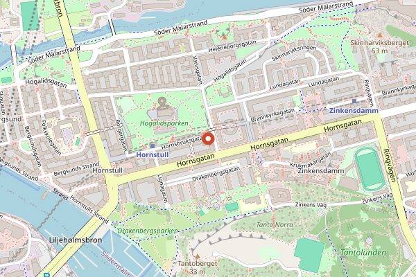 Map showing Standout Coffee in Stockholm
