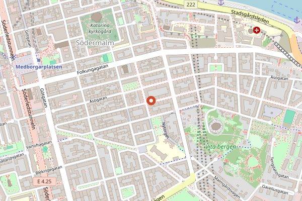 Map showing Food Tours Stockholm Meatball Class in Stockholm