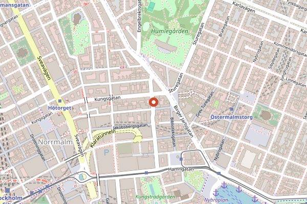 Map showing Nour in Stockholm
