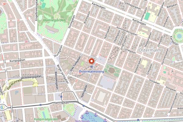 Map showing GetYourGuide Stockholm Food and Walking Tour in Stockholm