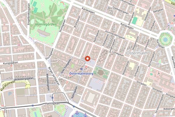Map showing Viator Stockholm Food Tour in Stockholm