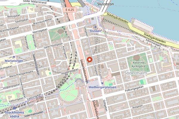 Map showing Kebabhaket in Stockholm