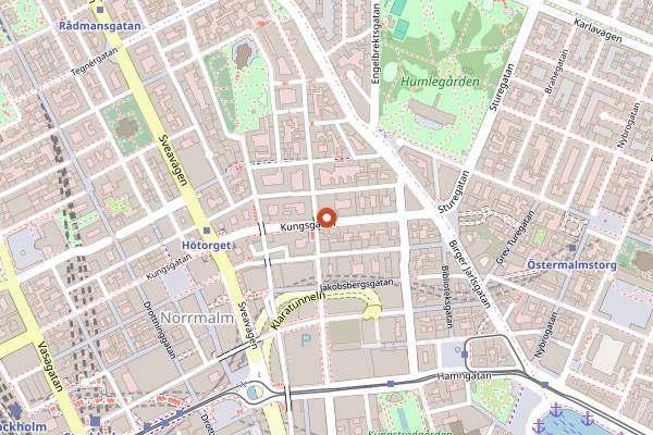 Map showing Ambassadeur in Stockholm