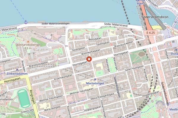 Map showing Marie Laveau Basement in Stockholm