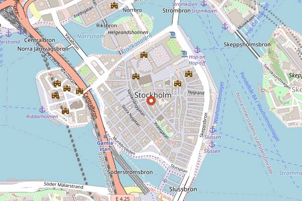Map showing Pharmarium in Stockholm