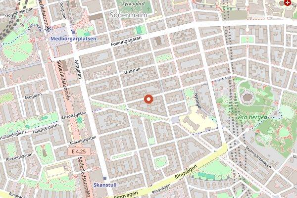 Map showing La Republica in Stockholm