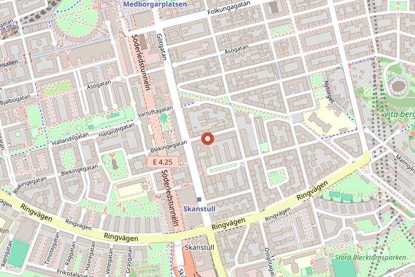 Map showing Pelikan in Stockholm