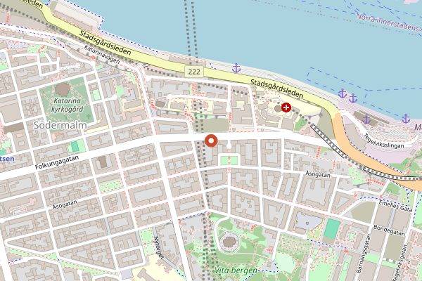 Map showing Punk Royale in Stockholm