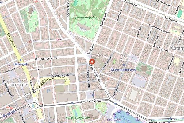 Map showing Sturehof in Stockholm