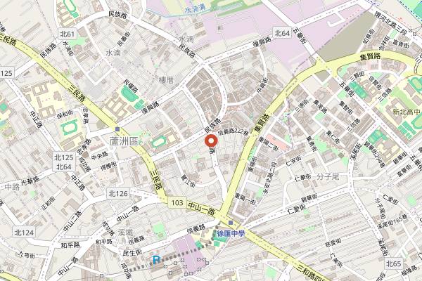 Map showing Alchemy in Taipei