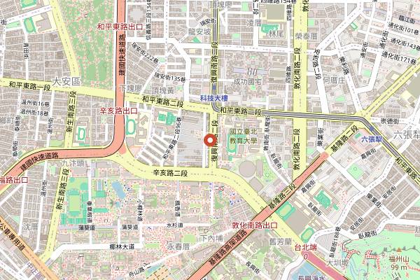 Map showing 23 Brewing in Taipei