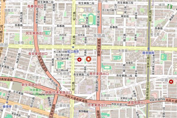 Map showing Fika Fika Cafe Brunch in Taipei