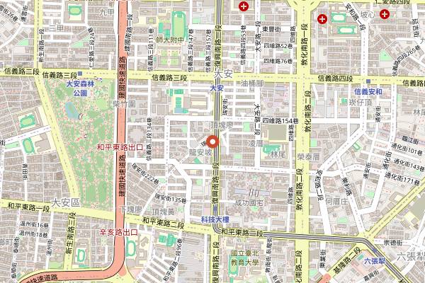 Map showing Yong He Soya Milk King in Taipei