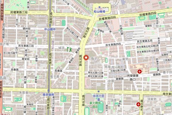 Map showing Afterhours Cafe in Taipei