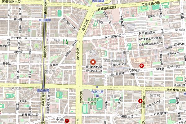 Map showing Cozy Quail Cafe in Taipei