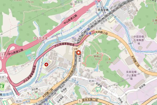Map showing Fly Cafe in Taipei
