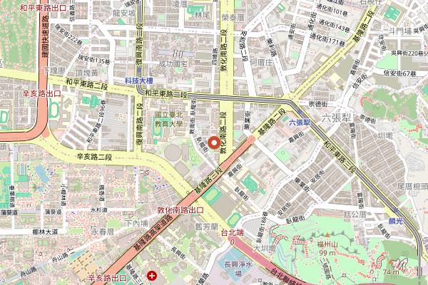 Map showing VWI by CHADWANG in Taipei