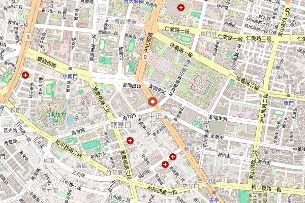 Map showing Ay-Chung Flour-Rice Noodle in Taipei