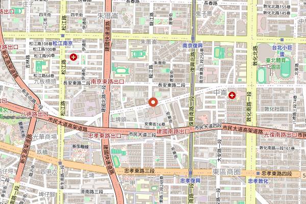 Map showing Madras Magic Indian Cuisine in Taipei