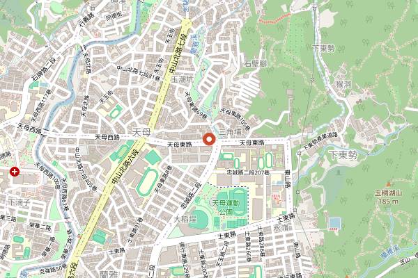 Map showing Spice Shop Indian Cuisine in Taipei