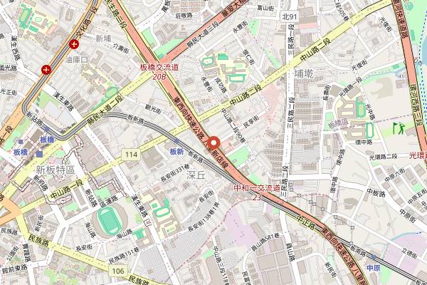 Map showing Cathay Tirana Halal in Taipei