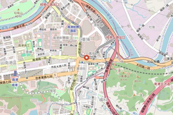 Map showing Food Taipei Mega Shows in Taipei