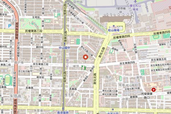 Map showing SENS in Taipei