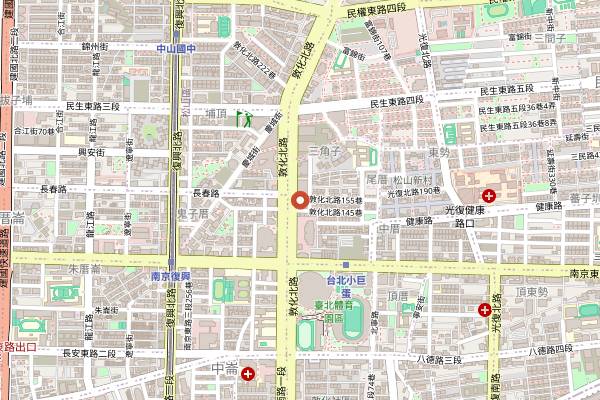 Map showing T+T in Taipei