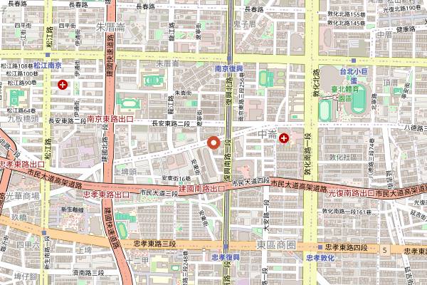 Map showing Lin Dong Fang Beef Noodle in Taipei