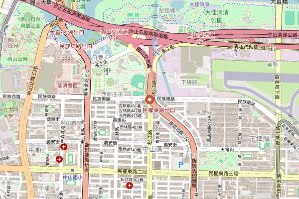 Map showing Addiction Aquatic Development in Taipei