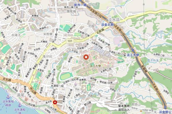 Map showing Blue Note Taipei in Taipei