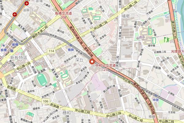 Map showing Du Hsiao Yueh in Taipei