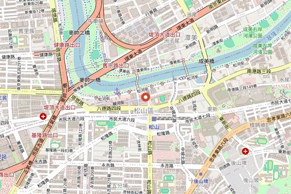 Map showing Fuzhou Shihzu Baked Pepper Bun in Taipei