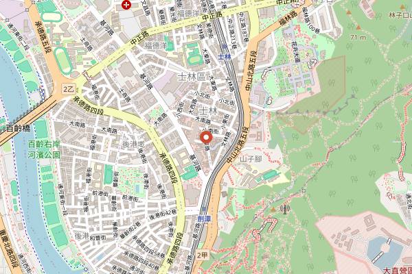 Map showing Hot Star Large Fried Chicken in Taipei