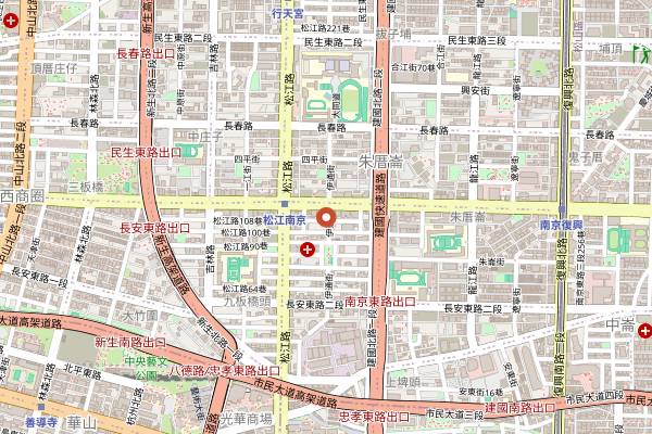 Map showing Wine & Co in Taipei