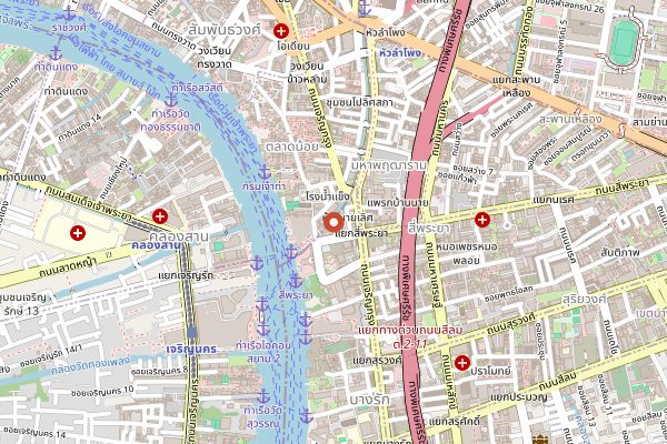 Map showing Tropic City in Bangkok
