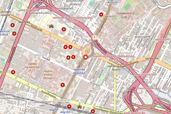 Map showing Factory Coffee Bangkok in Bangkok