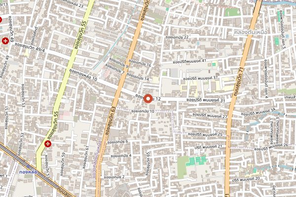 Map showing One Ounce For Onion in Bangkok