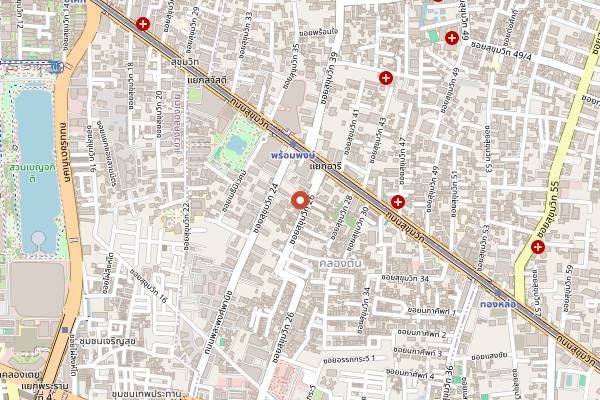Map showing Bar Us in Bangkok