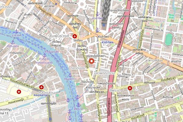 Map showing FooJohn Building in Bangkok