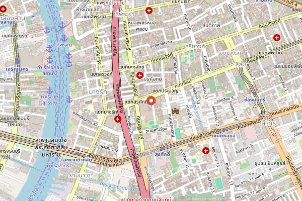 Map showing G Bangkok in Bangkok