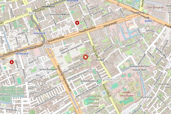 Map showing Smalls in Bangkok