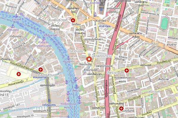 Map showing Soul Bar in Bangkok
