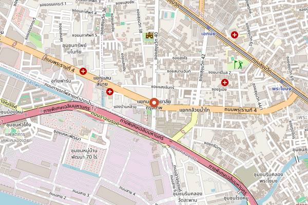 Map showing Tichuca Rooftop Bar in Bangkok