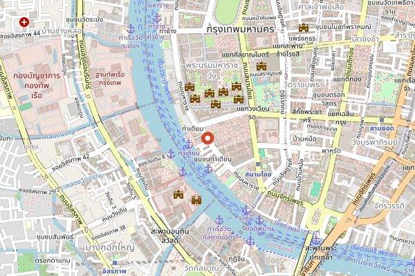 Map showing Err Urban Rustic Thai in Bangkok