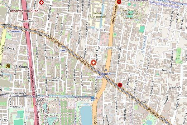 Map showing Wine Connection Tapas Bar Asoke in Bangkok