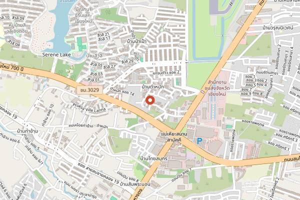 Map showing Daddy's Antique Cafe & Bakery in Chiang Mai