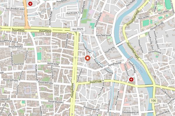 Map showing Guay Jub Chang Moi Tat Mai in Chiang Mai