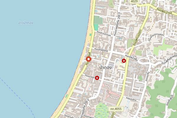 Map showing Hern Coffee and Bistro in Phuket