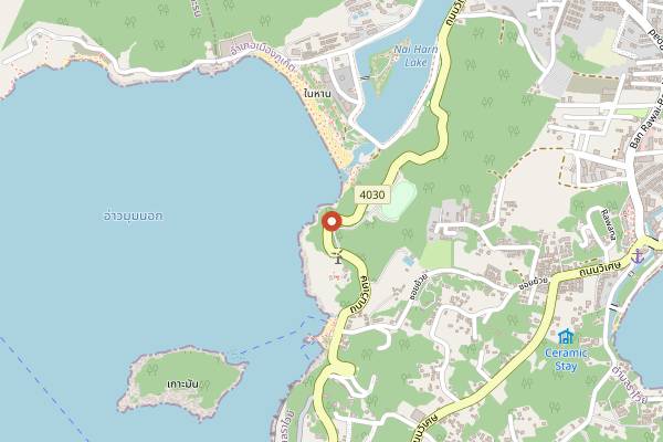 Map showing Summore Day Cafe in Phuket